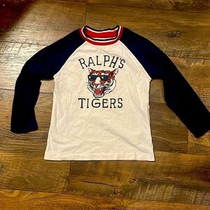 Polo Ralph Lauren Boys' White Long Sleeve Tiger Sweatshirt size 4T